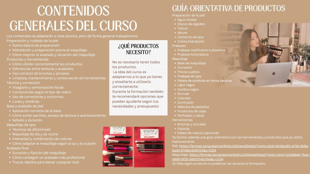 Técnicas de automaquillaje profesional online