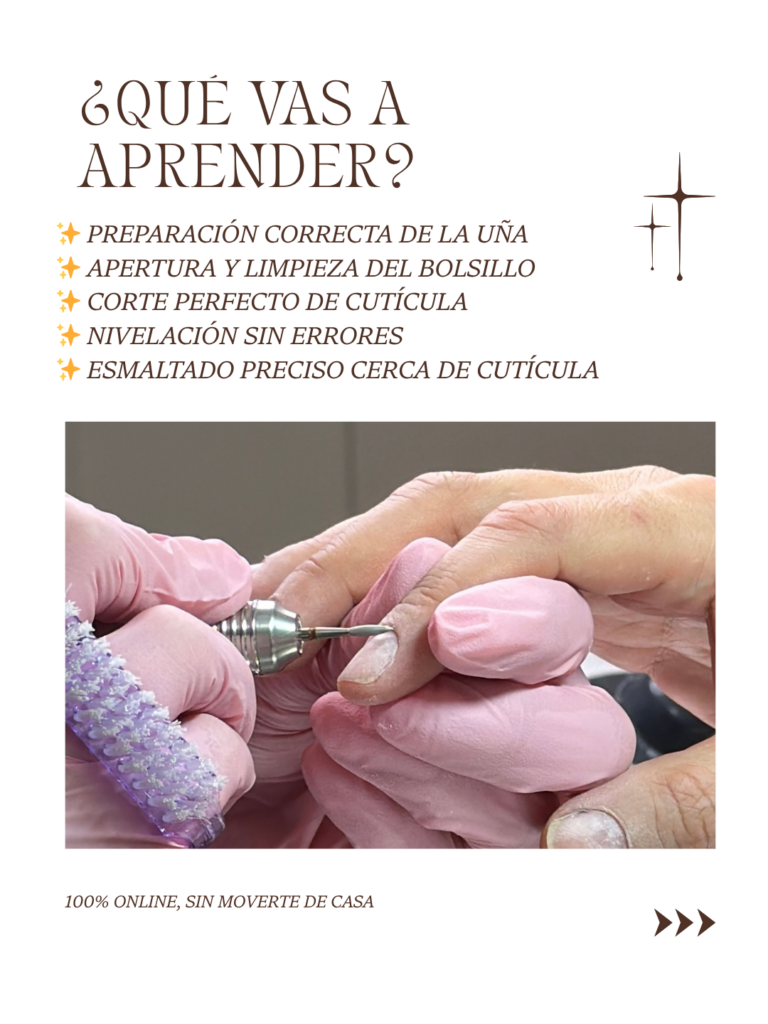 Formación privada de manicura combinada